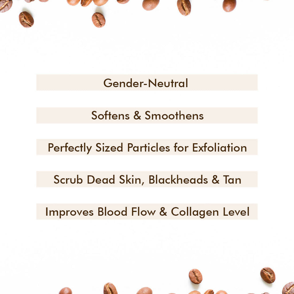 mCaffeine Naked & Raw Coffee Face Scrub with Walnut for Fresh Glow - Distacart