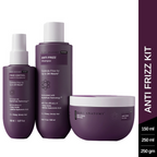 Bare Anatomy Anti Frizz Regime With Shampoo, Hair Mask & Leave In Conditioner