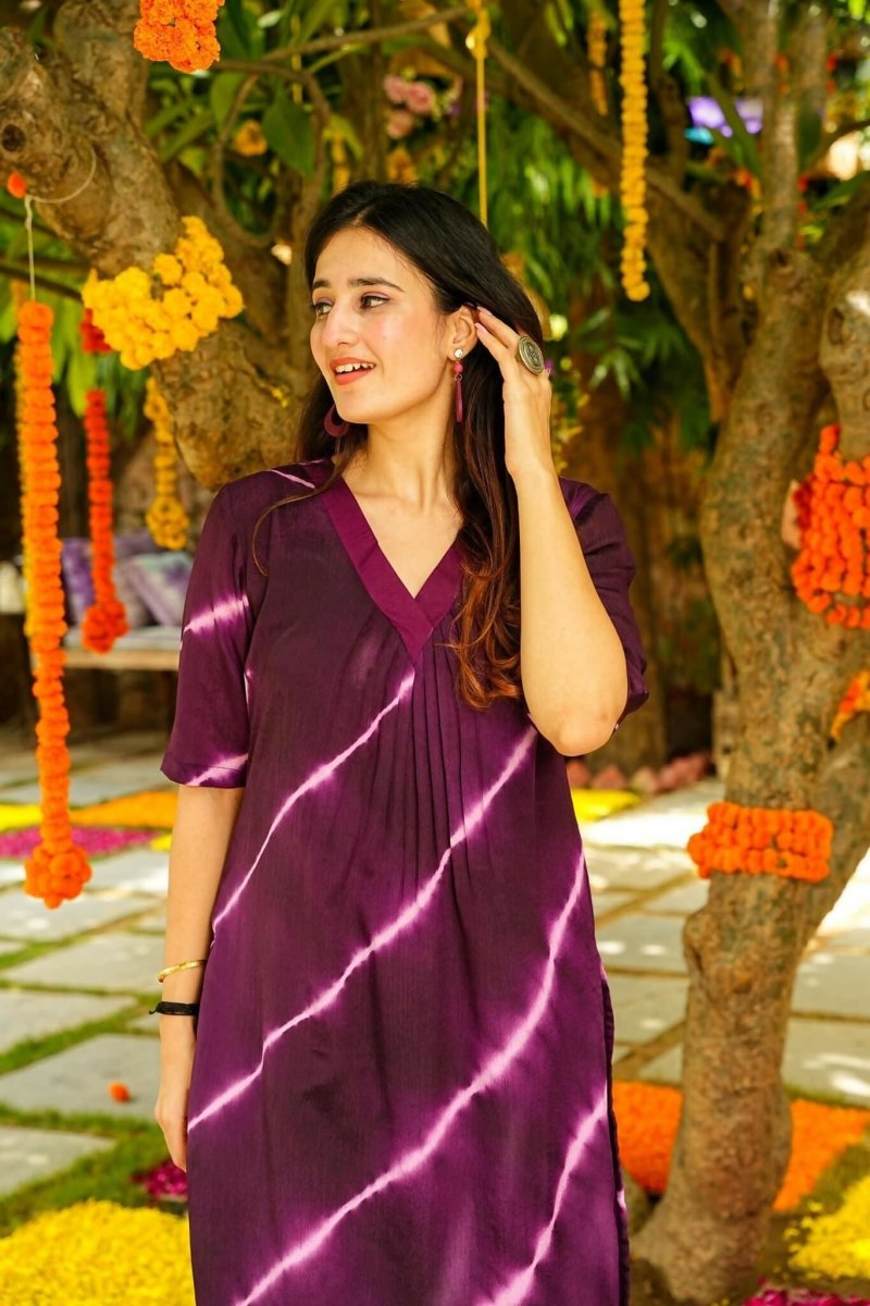 Aayaa Pure Muslin printed Kurti & Pant - Multi Color