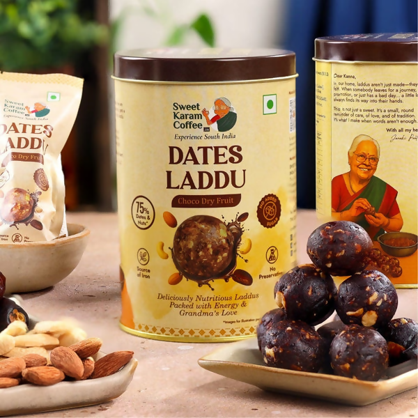 Sweet Karam Coffee Dates Laddu (Choco Dry Fruit) - Distacart