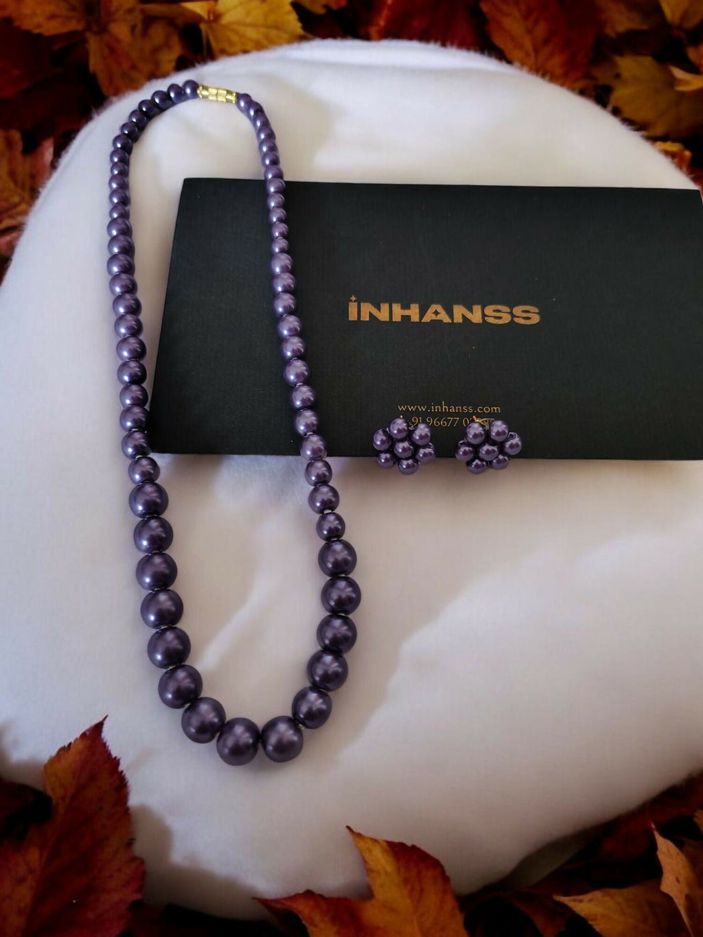 Inhanns Spectrum Everyday Pearl Sets - Single Strand - Purpale