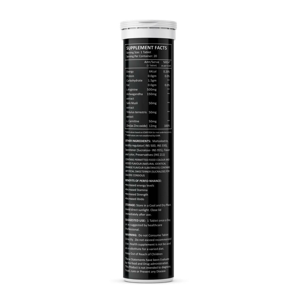 Nutracology Perfo-nhance Testosterone Booster For Strength, Endurance Tablets - Distacart