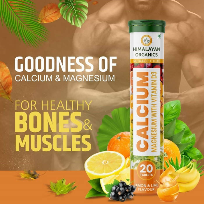 Calcium, Magnesium With Vitamin D3 Lemon & Lime Flavour