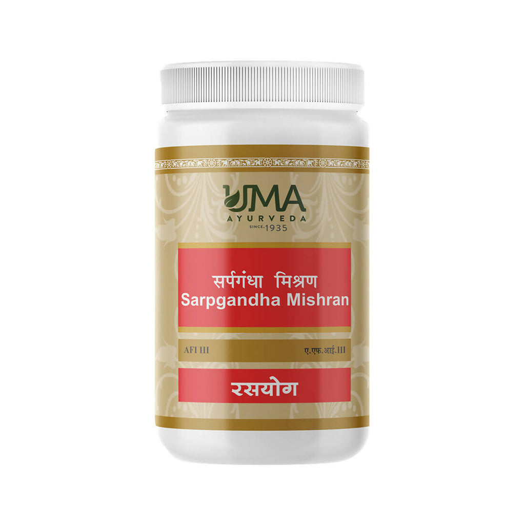 Uma Ayurveda Sarpgandha Mishran Tablets - Distacart