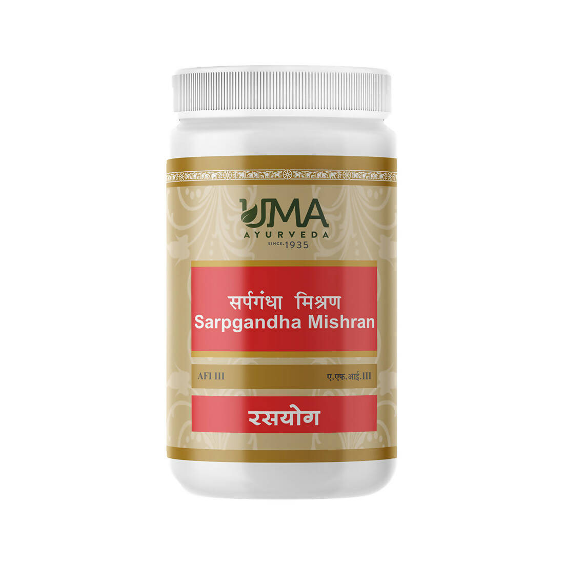 Uma Ayurveda Sarpgandha Mishran Tablets - Distacart