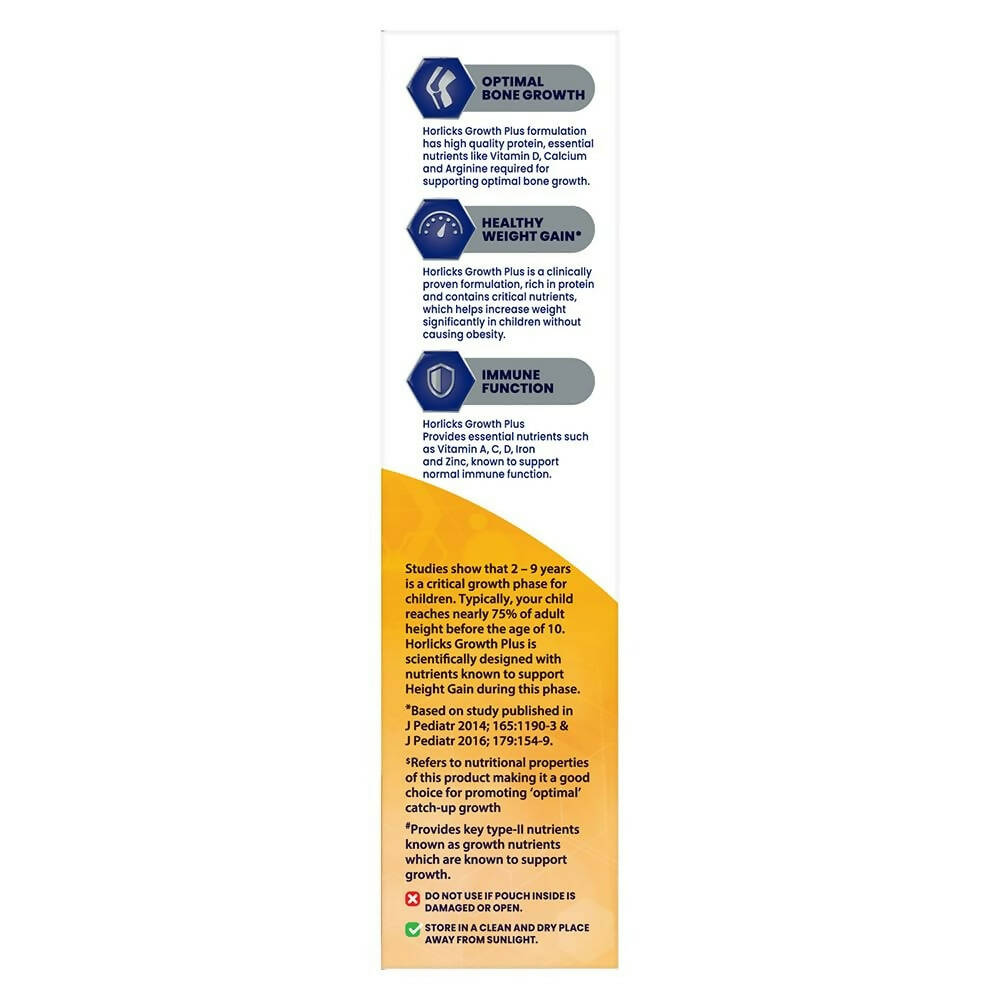 Horlicks Growth Plus Health And Nutrition Drink - Distacart