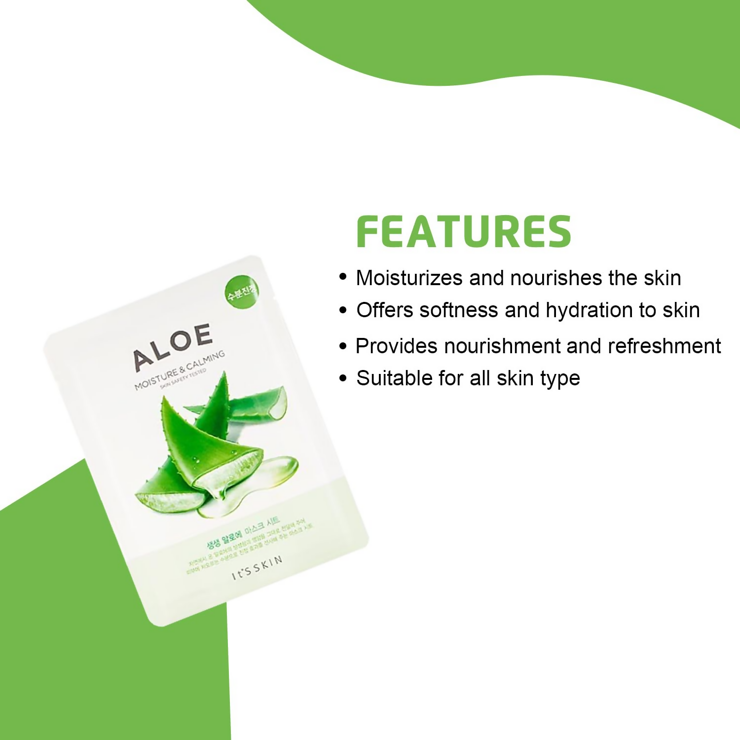 It's Skin The Fresh Aloe Mask Sheet - Distacart