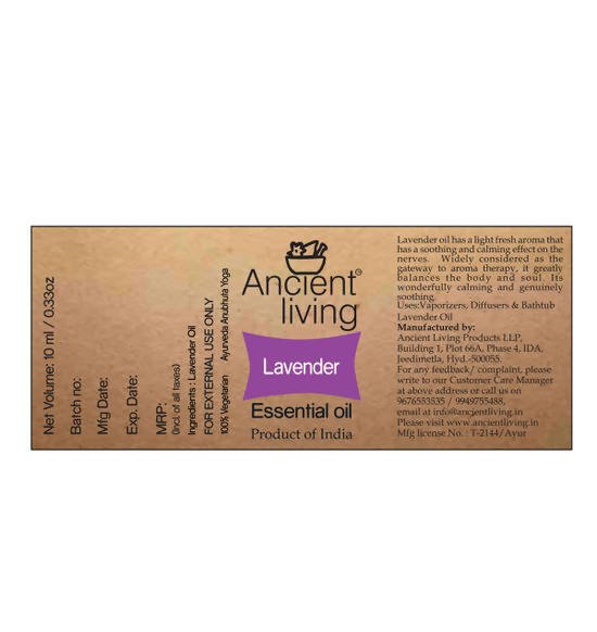 Ancient Living Lavender Essential Oil