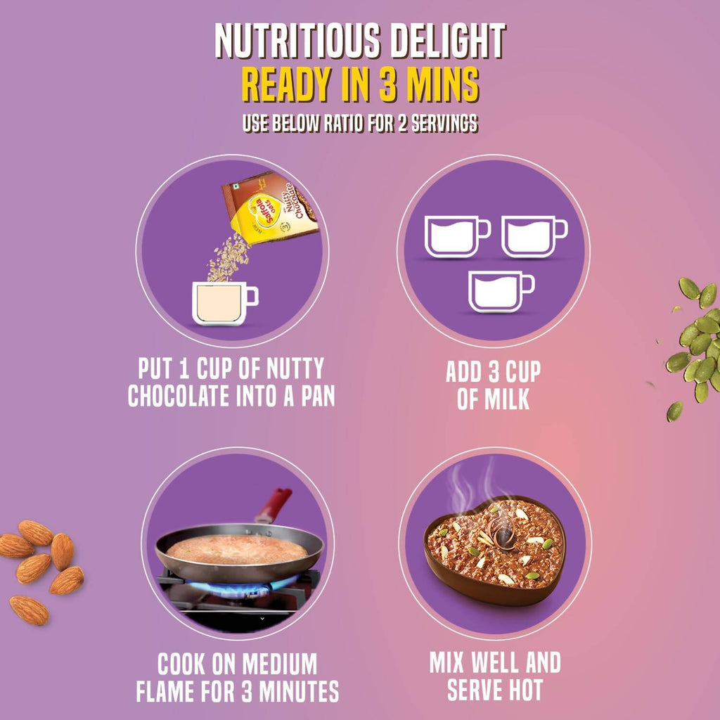 Saffola Oats with Nutty Chocolate - Distacart