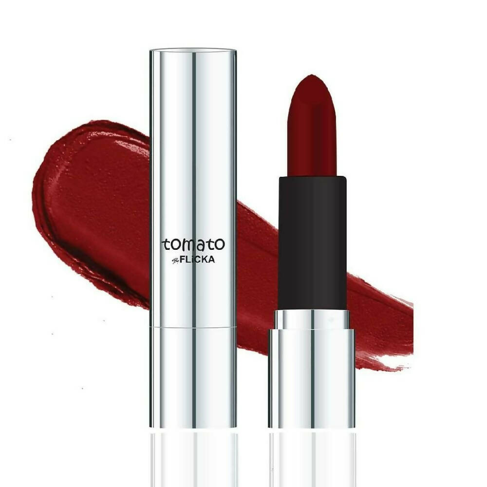 Flicka Tomato Brown Matte Finish Lipstick Shade 07