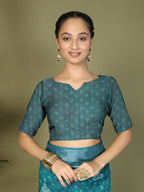 Shree Shyam Fashion Cotton Sea Green Saree - Distacart
