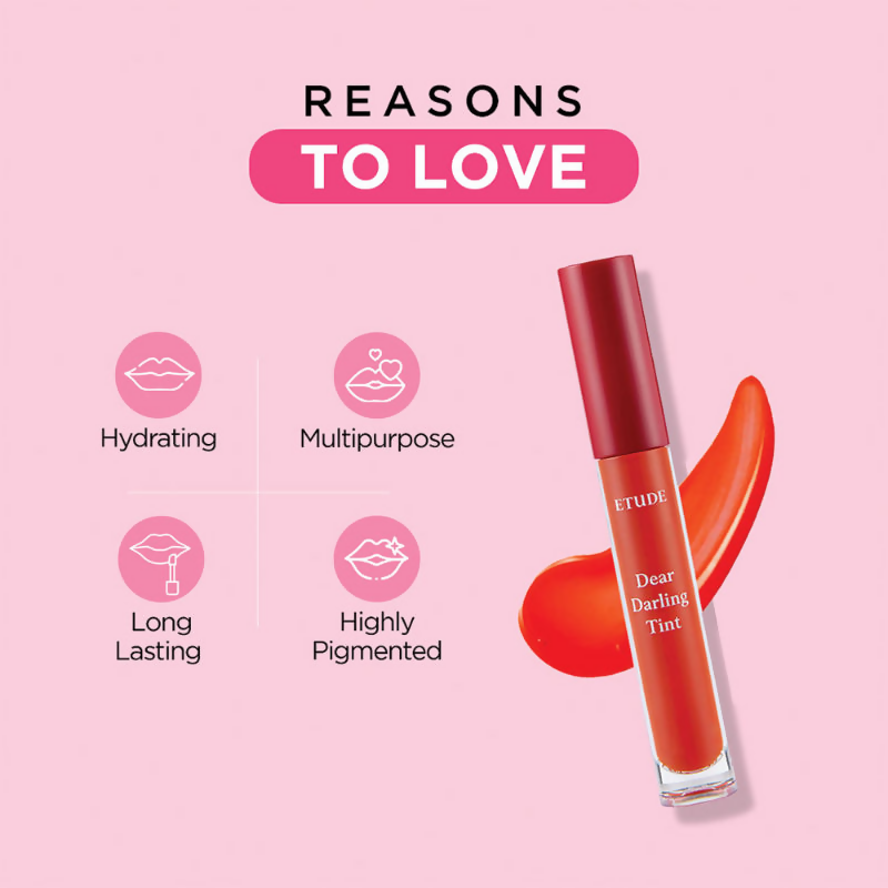 Etude House Dear Darling Water Gel Tint Lipstick - OR201