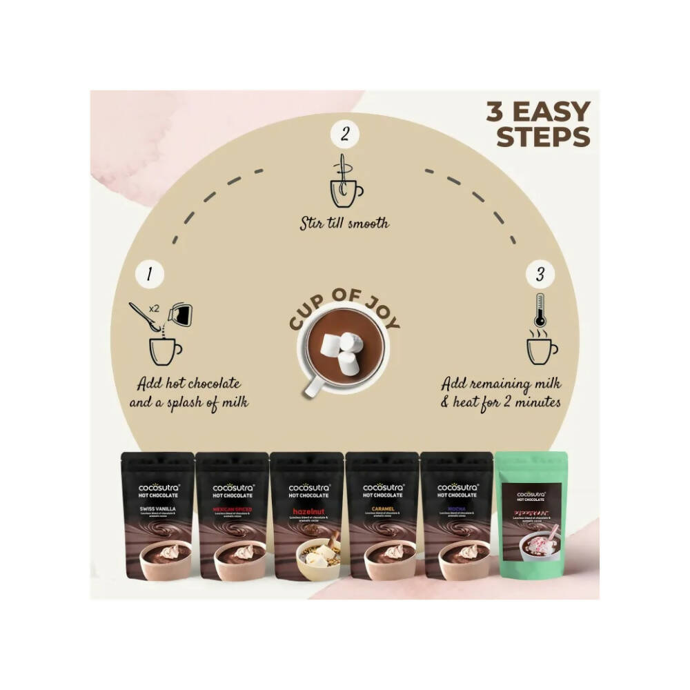 Cocosutra Caramel Hot Chocolate Mix - Distacart