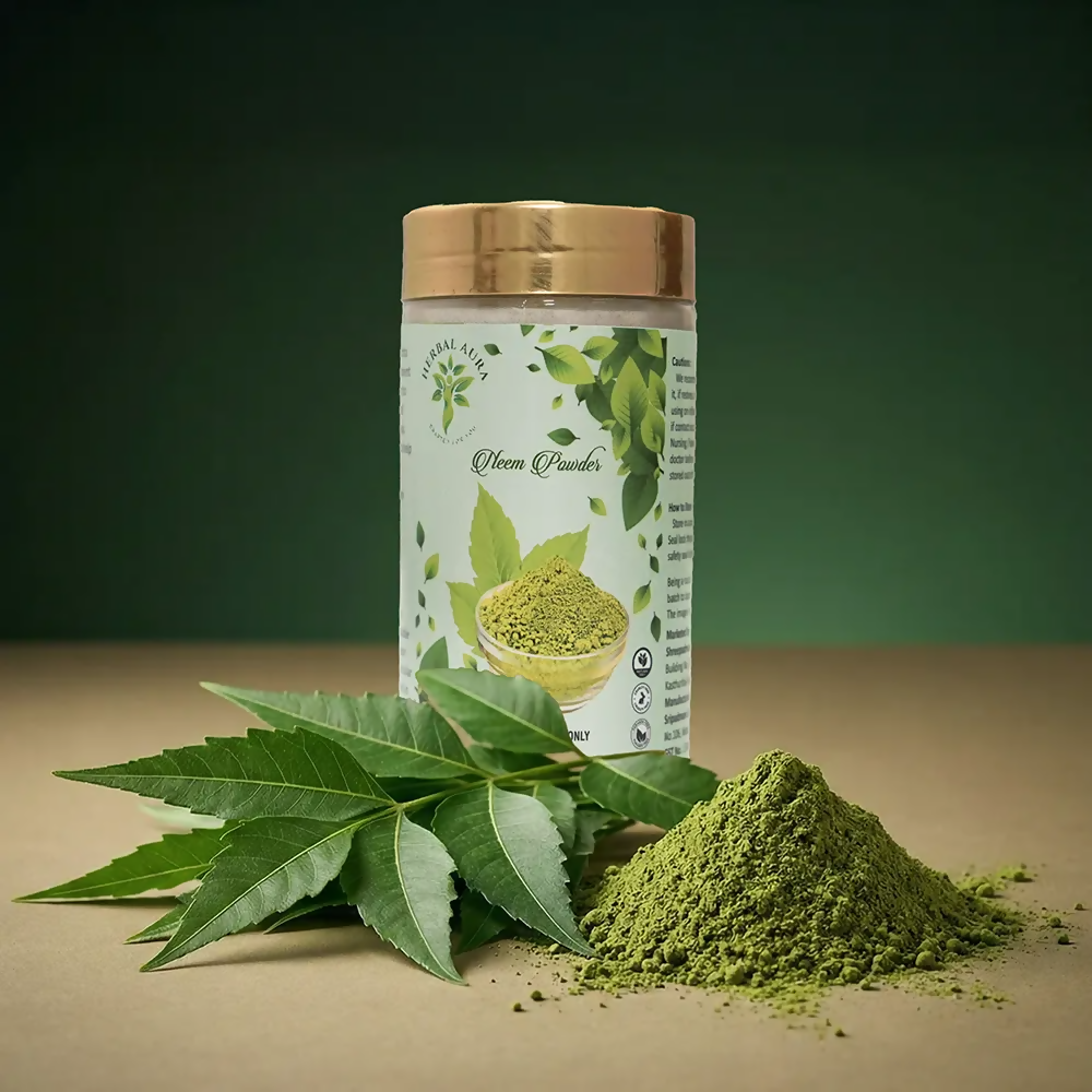 Herbal Aura Neem Powder - Distacart