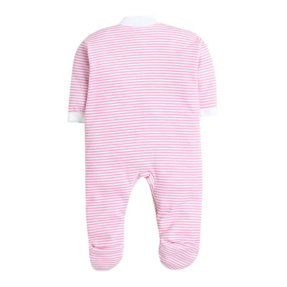 Daddy - G Rompers/Sleepsuits/Jumpsuit /Night Suits for New Born Babies - Pink