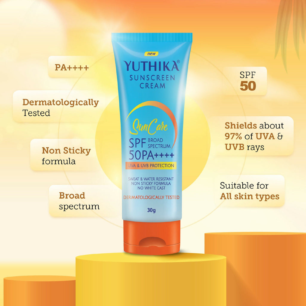 Yuthika Sunscreen Lotion SPF 50 PA+++ - Distacart