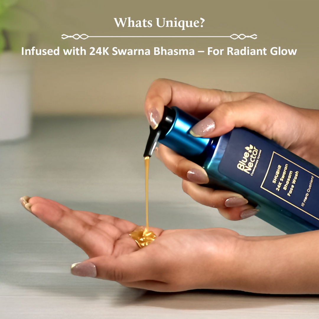 Blue Nectar 24K Gold Swaran Bhasam Face Wash