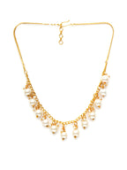 Golden Pearl Neckpiece (Gold) - Ruby Raang