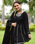 Cheera Black Sharara Kurta Dupatta set
