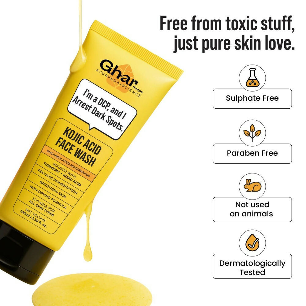 Ghar Soaps Kojic Acid & Turmeric Face Wash
