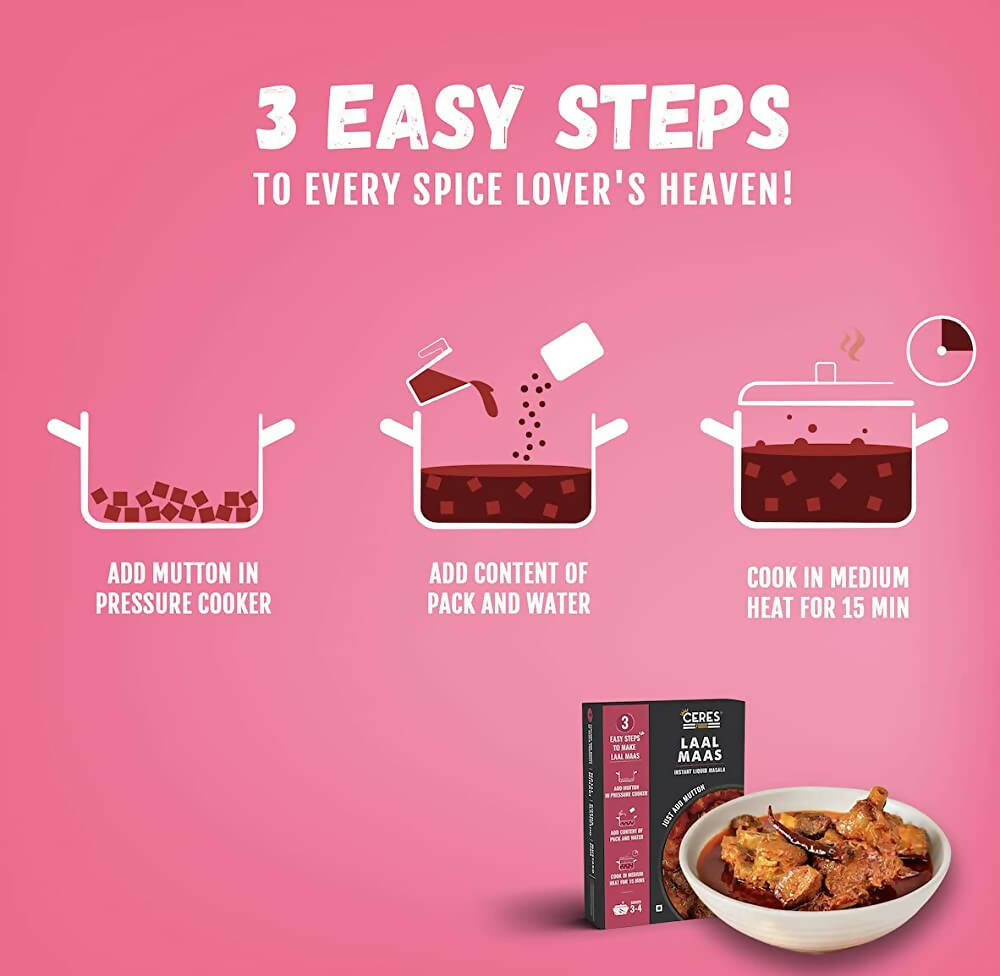 Ceres Foods Rajasthani Laal Maas Instant Liquid Masala - Distacart