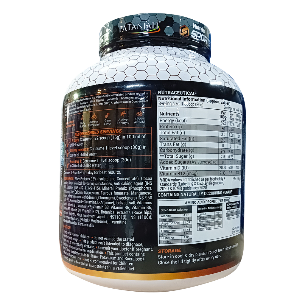 Patanjali Nutrela 100% Whey Performance Powder - Distacart