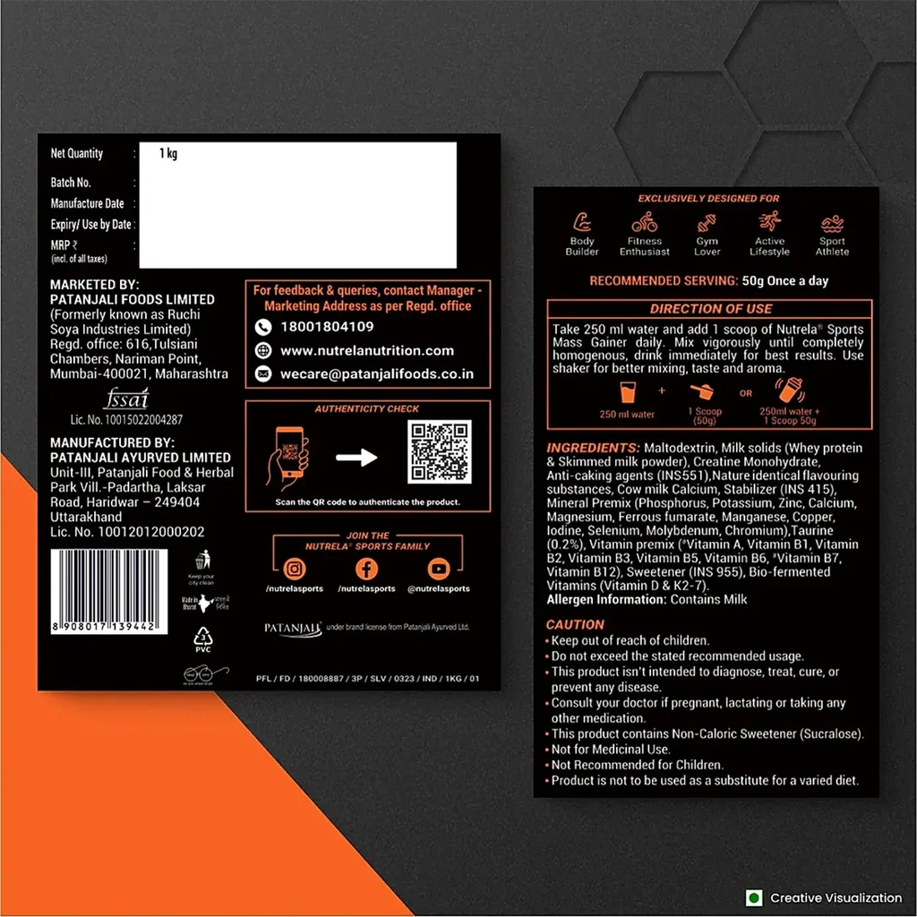 Patanjali Nutrela Sports Whey Performance (Fvic) - Distacart
