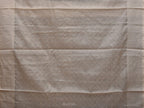 White Cut Work Cotton Handloom Saree with All Over Jamdani Style Design - Global Threads