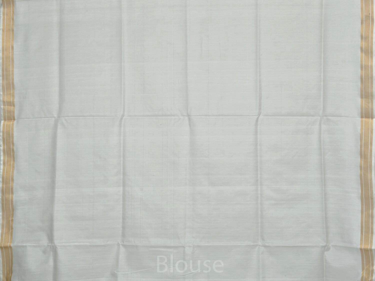 White Uppada Cotton Handloom Saree with Mango Design Pallu - Global Threads