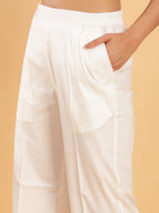 BohoJazz Formal Serene White Waistcoat with Trousers Co-ord Set - Distacart
