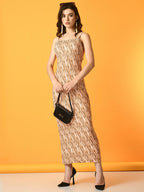 Myshka Women's Multi Printed Party Dress - Distacart