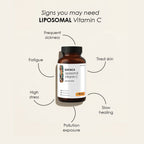 GATACA Liposomal Vitamin C Capsules for High Bioavailability| Immunity, Better Skin & Iron Absorption