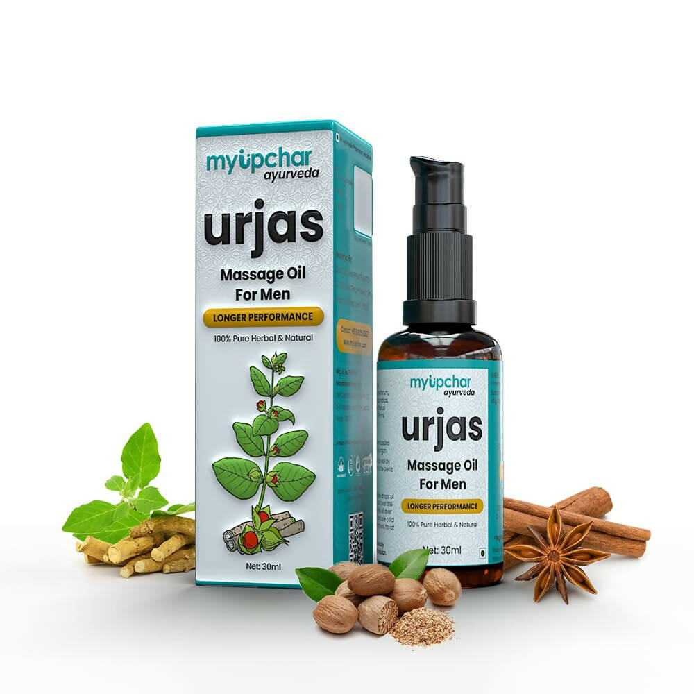 Myupchar Ayurveda Urjas Massage Oil Men - Distacart