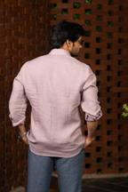 Linen Pink Seafoam Serenity Shirt By Hilo Design