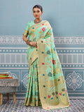 Shree Shyam Fashion Pista Silk Saree - Distacart