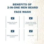 Glamveda 2 In 1 Beard Face Wash