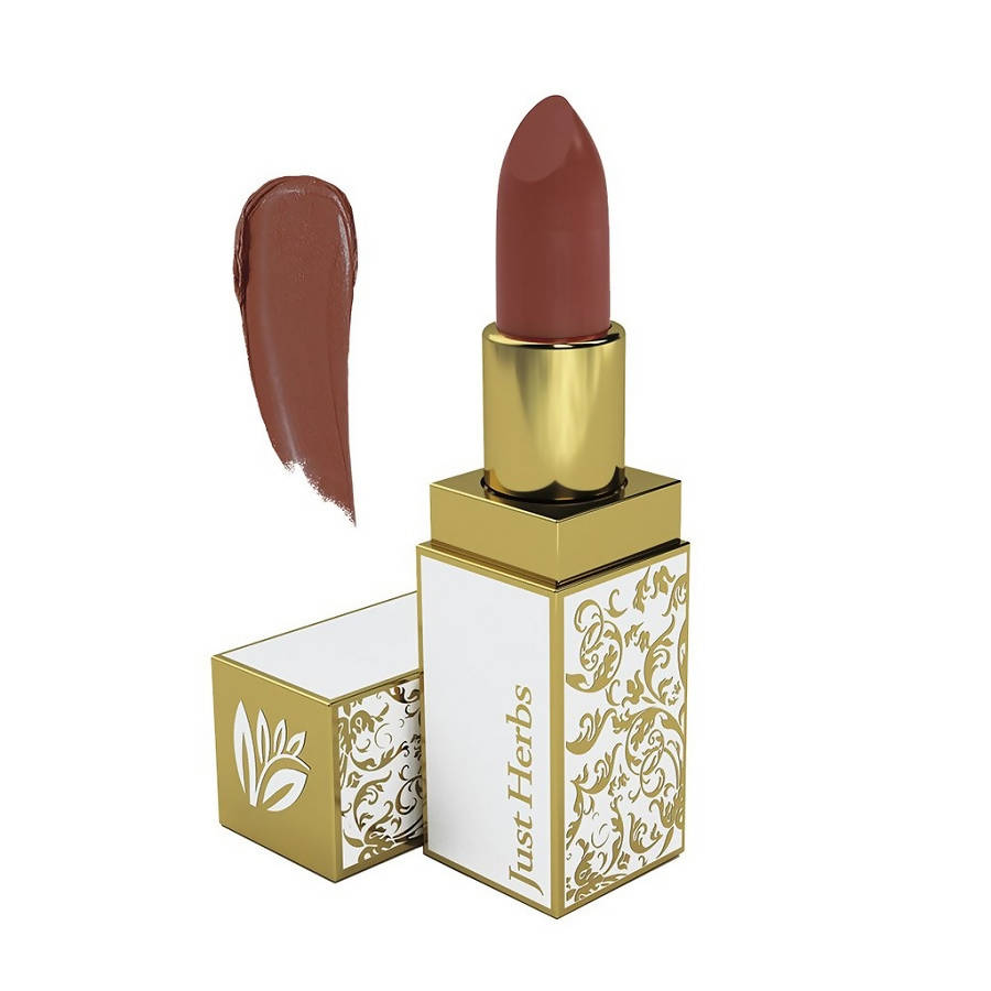 Just Herbs Herb Enriched Ayurvedic Lipstick( Nikita-16-caramel-Medium-Bro) (4.2 Gm)
