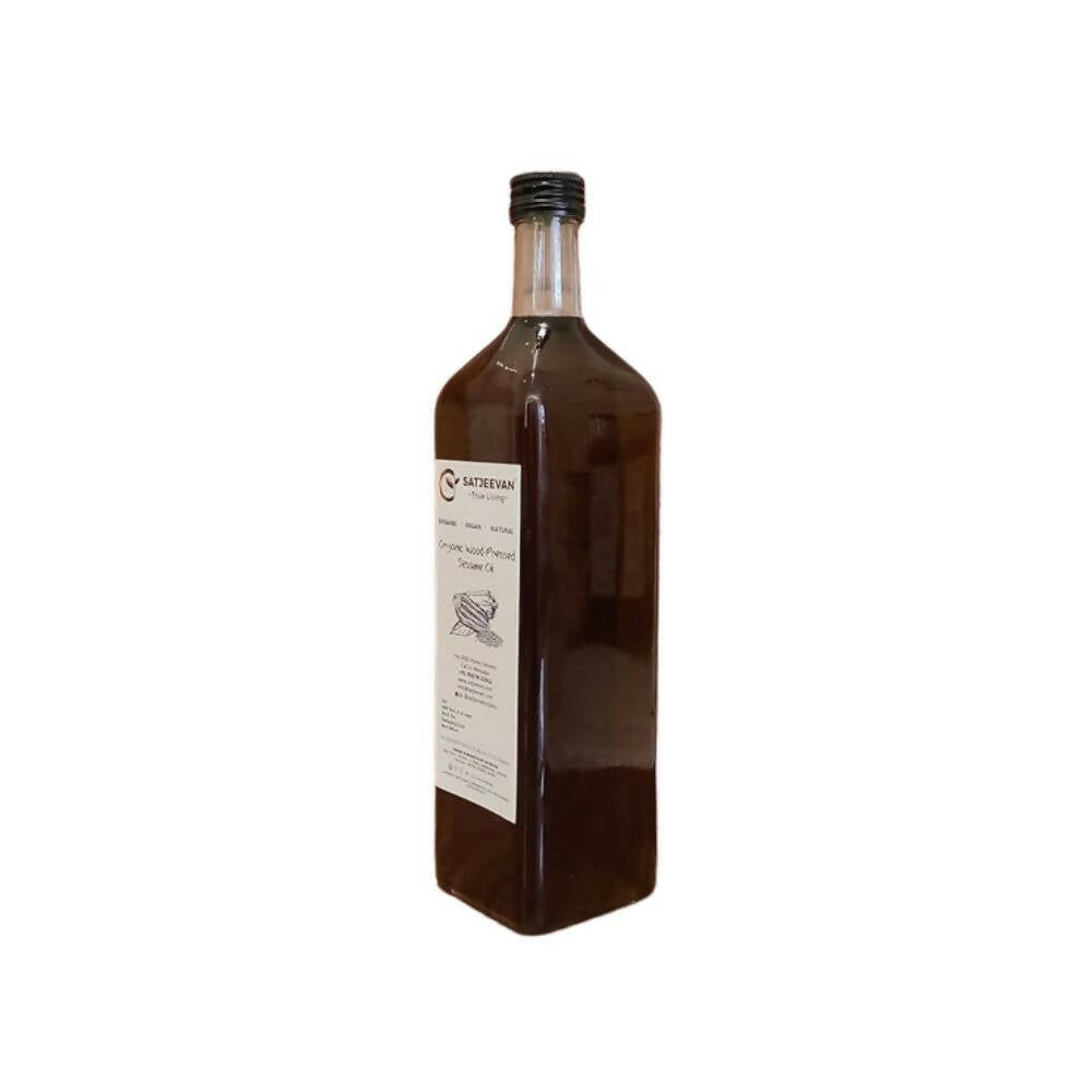 Satjeevan Organic Wood-Pressed Sesame Oil - Distacart