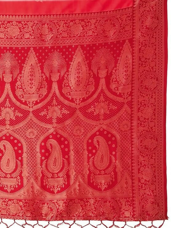 Joban Fashion Satin Silk Off White Floral Printed Saree - Distacart