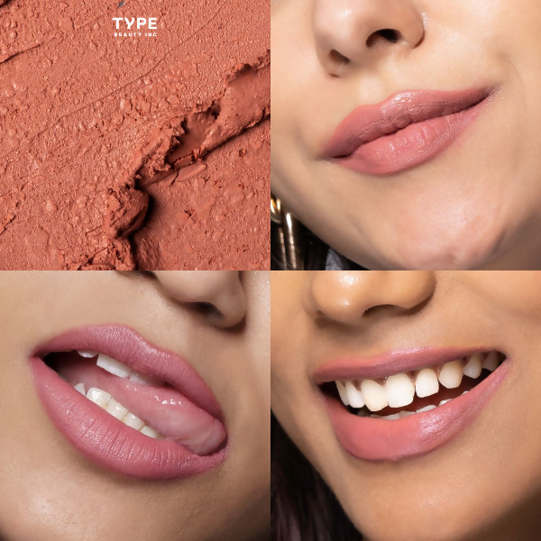 Type Beauty Cream Matte Lipstick For Pigmented Lips - 504 Obsession