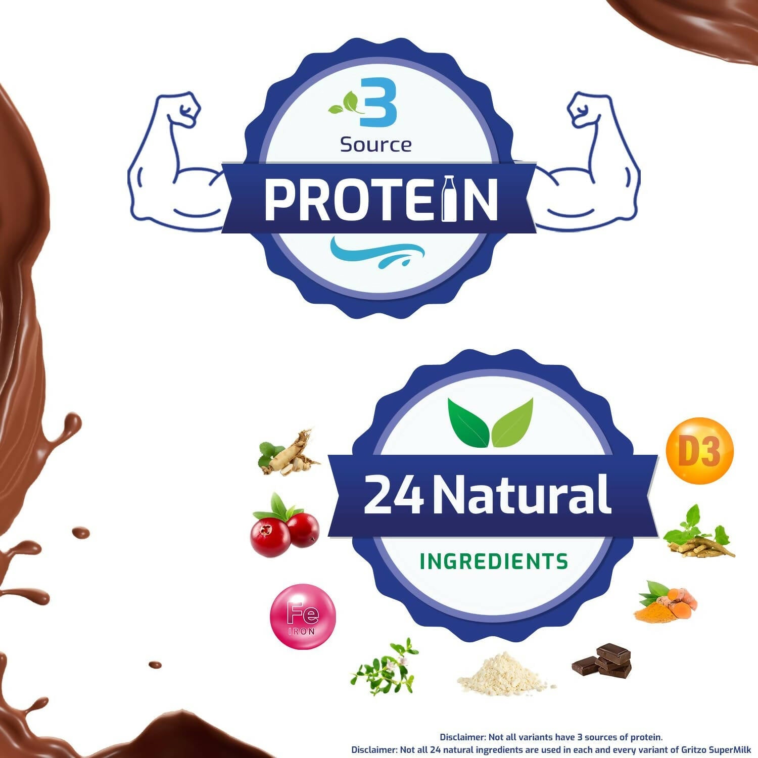 Gritzo Supermilk Height+ For 4-7Y Boys - Double Chocolate Flavor - Distacart