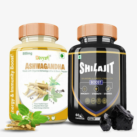 Divya Shree SJ Capsule and Ashwagandha Capsule Combo