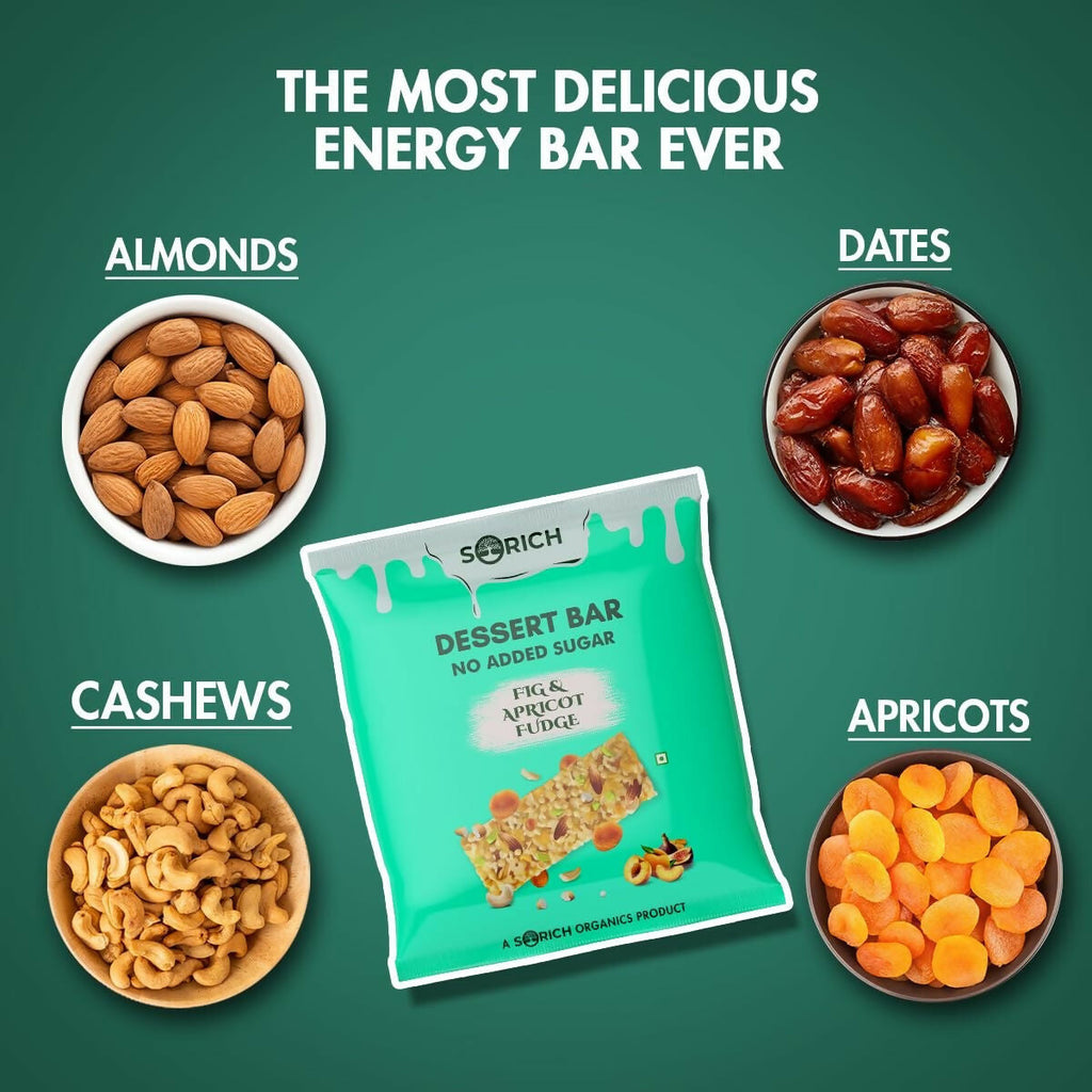 Sorich Organics Dessert Protein Mini Bars Fig & Apricot - Distacart