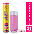 Chicnutrix Glow Japanese Glutathione & Vit. C and Bounce Biotin Effervescent Tablets Combo - Skin Whitening and Hair Growth Supplements