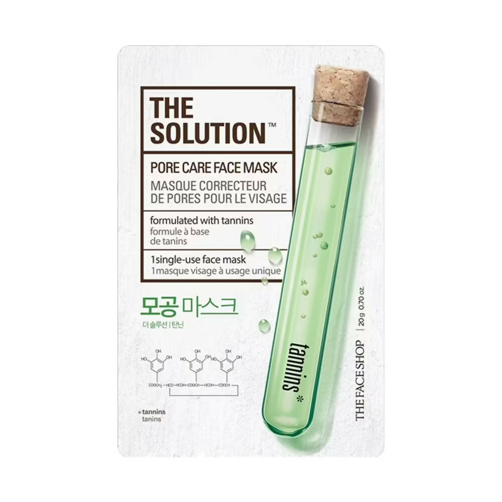 The Face Shop The Solution Pore Care Face Mask - Korean Skincare