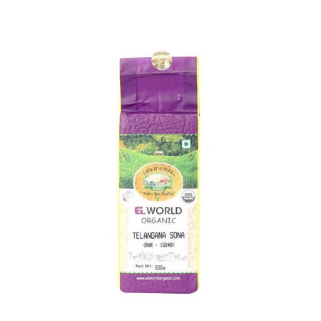 El World Organic Telangana Sona Rice
