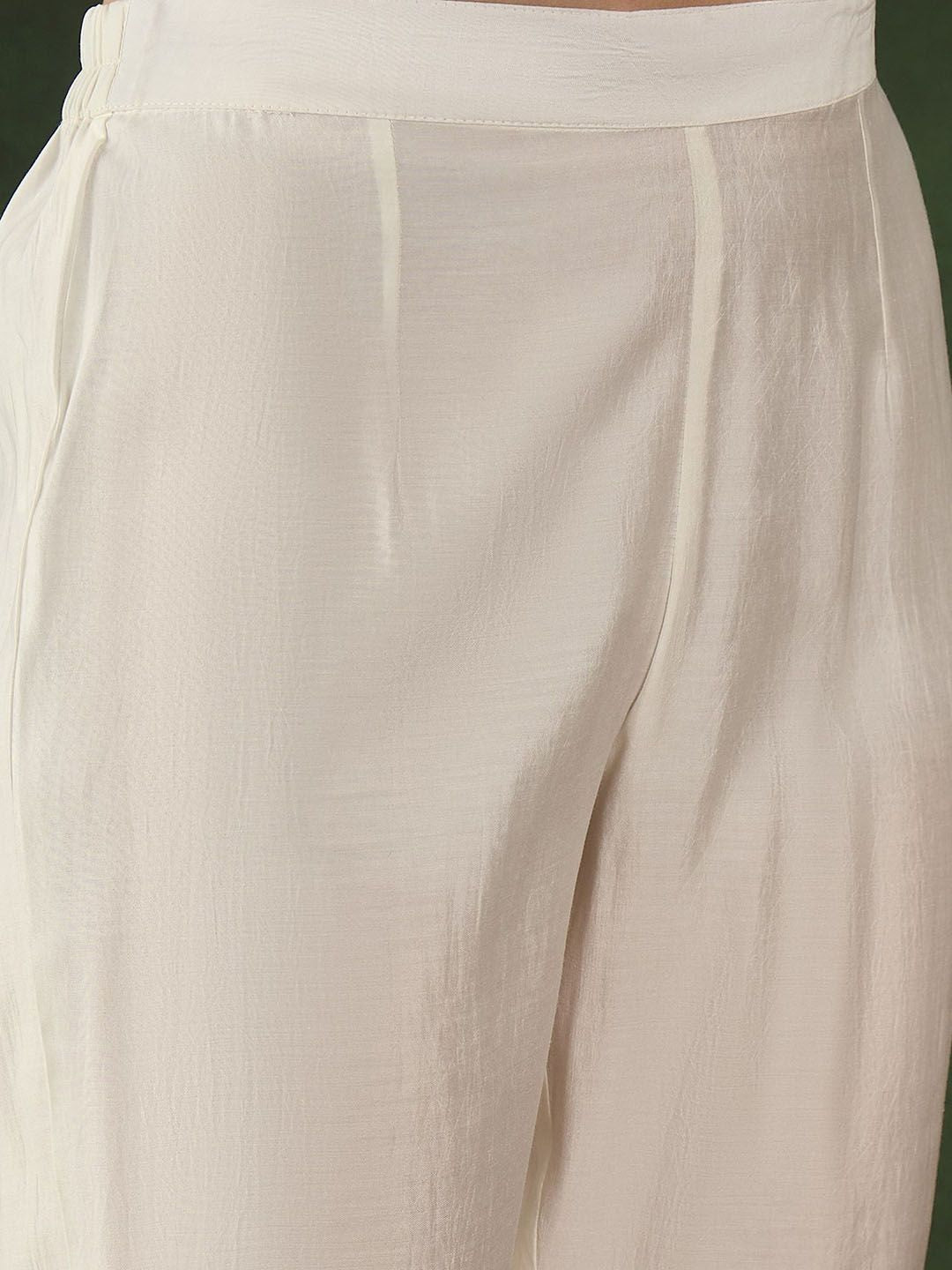 Sangria Embroidered Kurta & Trouser With Dupatta