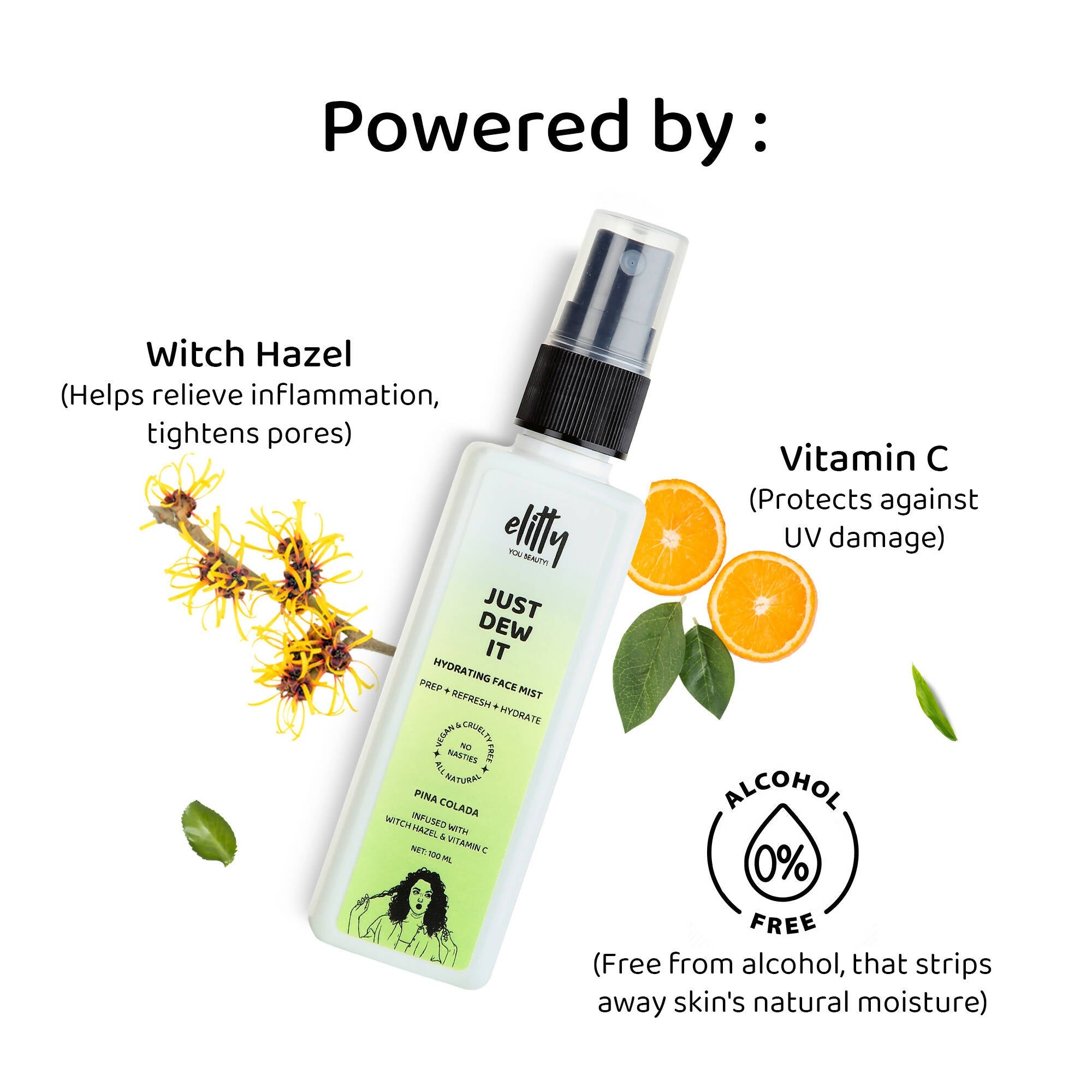 Elitty Just dew it - Hydrating Hydrating Pina Colada Face Mist