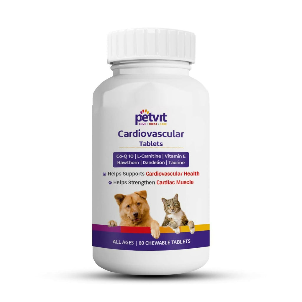 Petvit Cardiovascular Dog Supplement Tablets - Distacart
