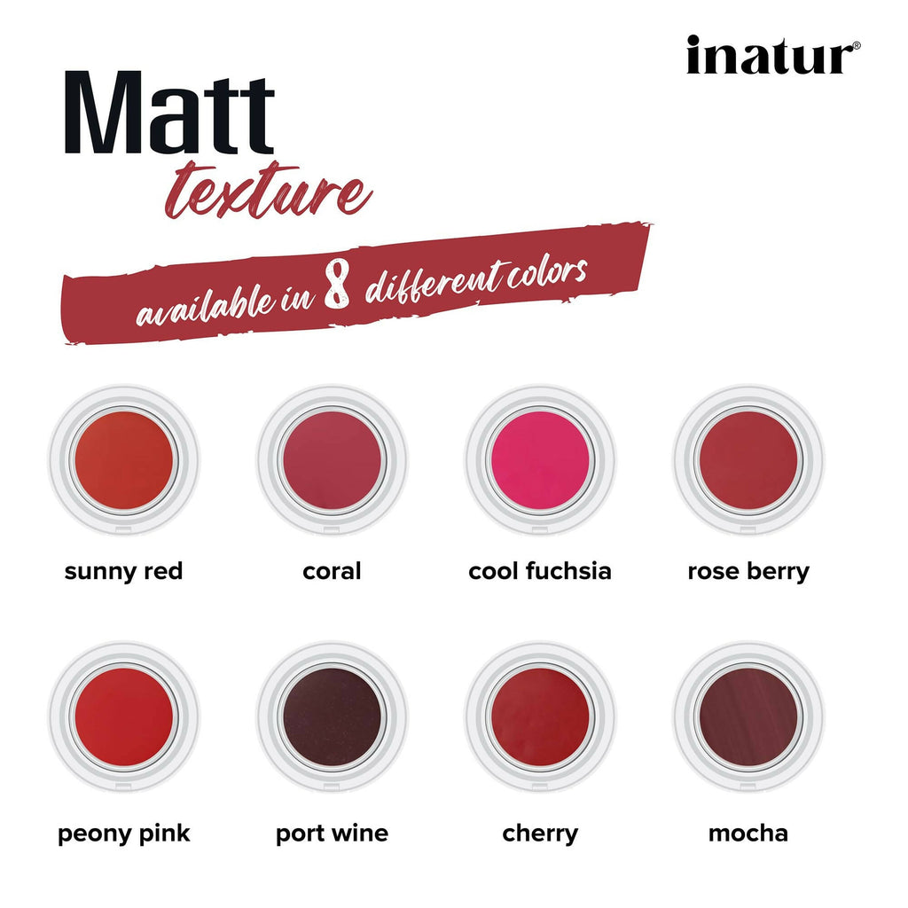 Inatur Lip and Cheek Tint Rose Berry - Distacart